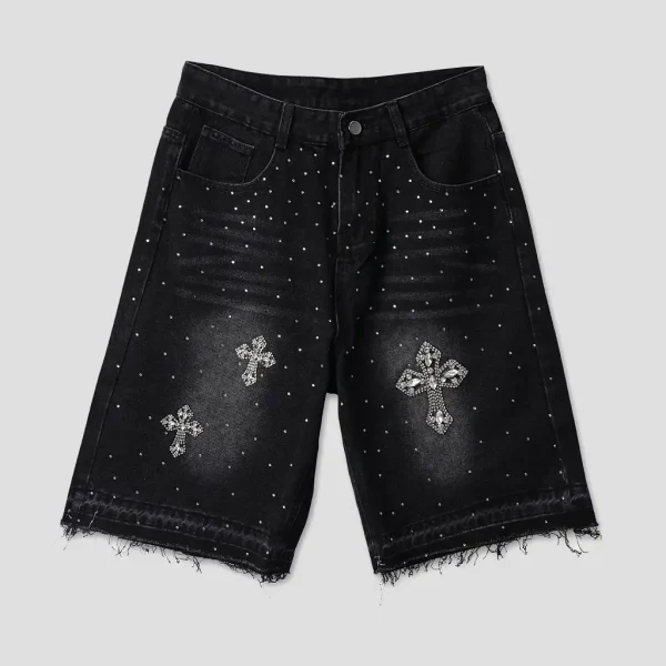 Hot Diamond Denim Shorts
